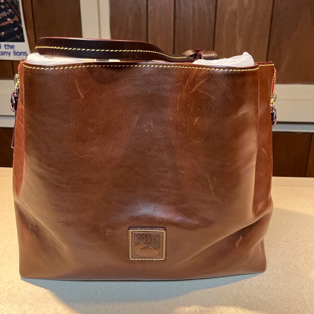 Dooney & Bourke Brown Side Zip Barlow Handbag